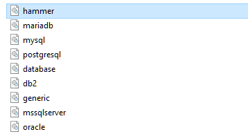 Uninstall database files