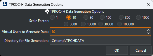 Data Generation Options