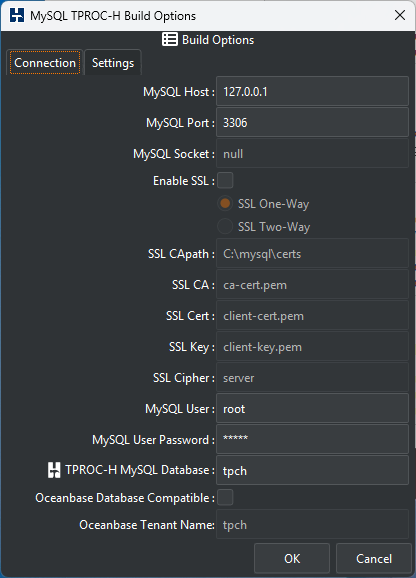 MySQL Build Options