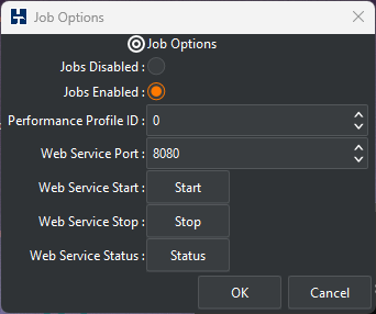 Job Options