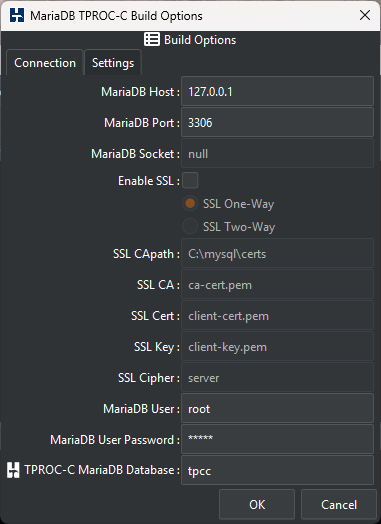 MariaDB Build Options