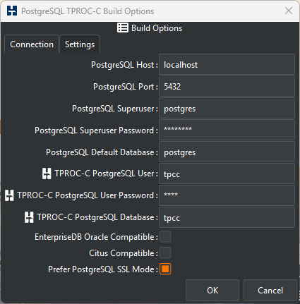 PostgreSQL Build Options