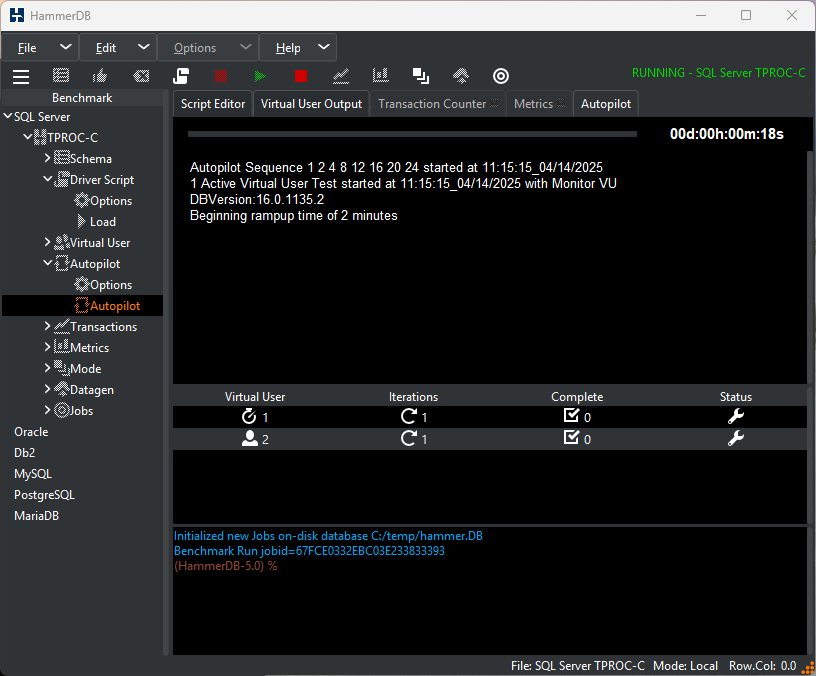 Autopilot Running