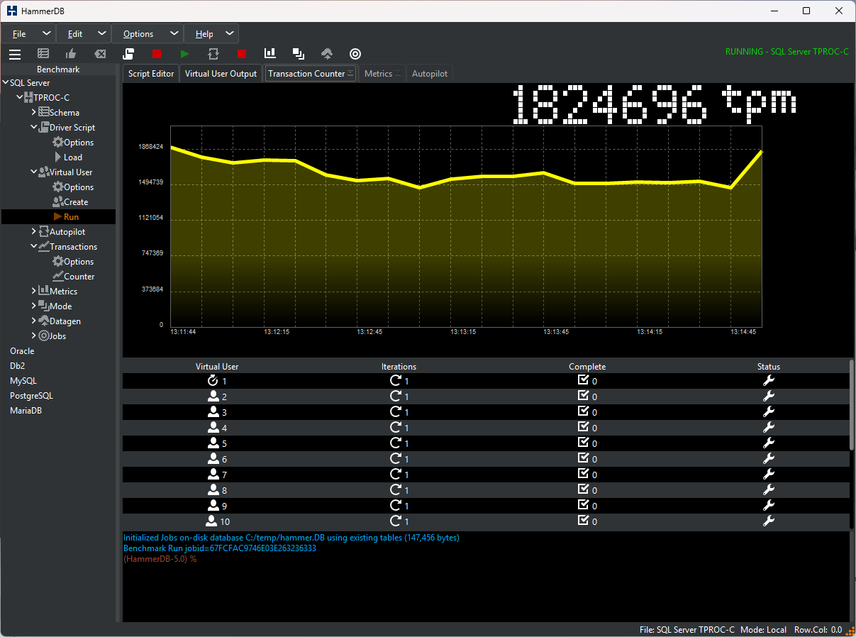 Transaction Counter Window Resize