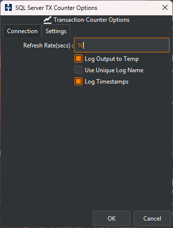 Log Transaction Counter Output