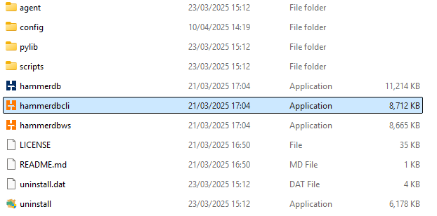 hammerdbcli.bat
