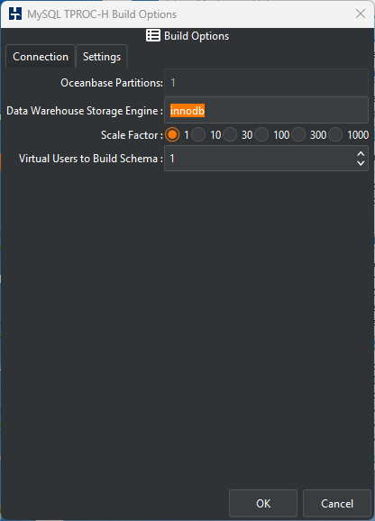 MySQL TPROC-H