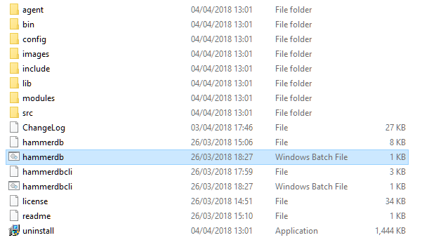 hammerdb batch file