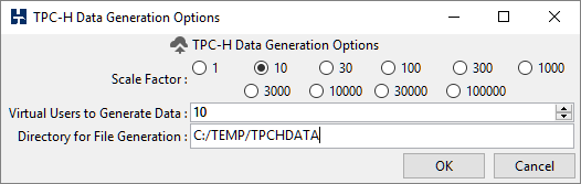 Data Generation Options