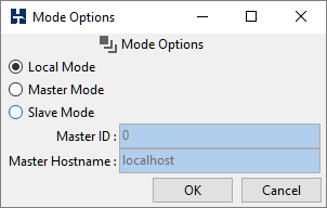 Mode Options Select