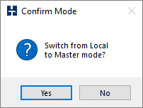Mode Confirmation