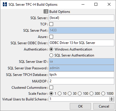 SQL Server Build Options