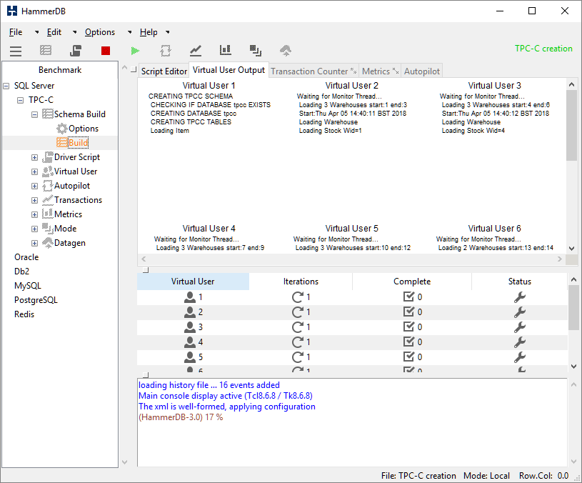 Schema Build Start