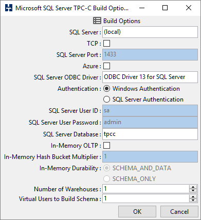 SQL Server Build Options