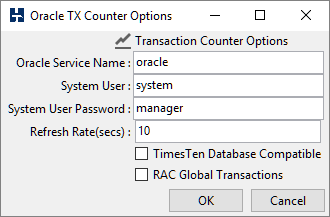 Oracle TX Counter Options