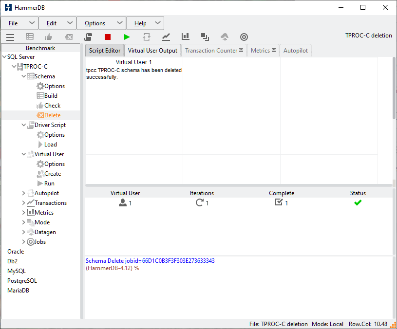 Schema Deleted