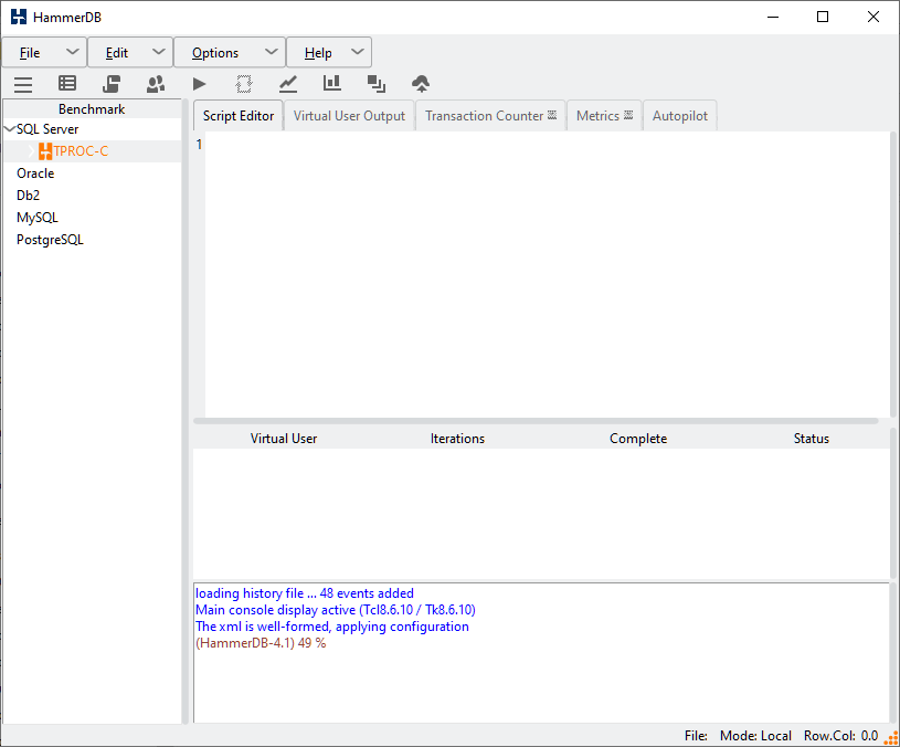 Modified Default Database