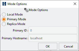Primary Mode Select