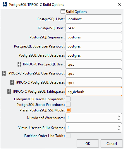 PostgreSQL Build Options