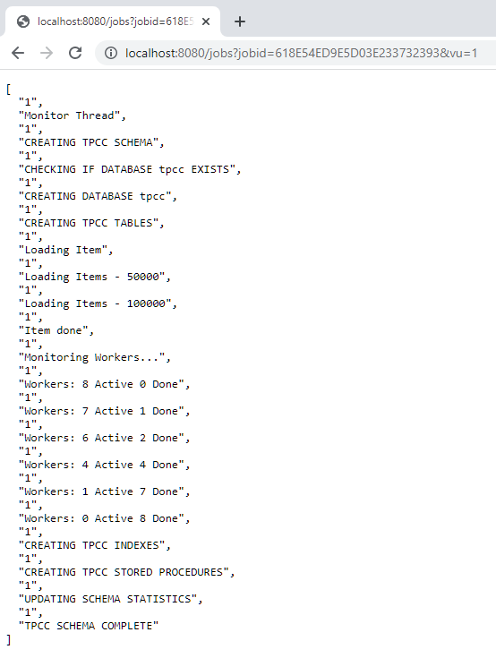 Query Build Job