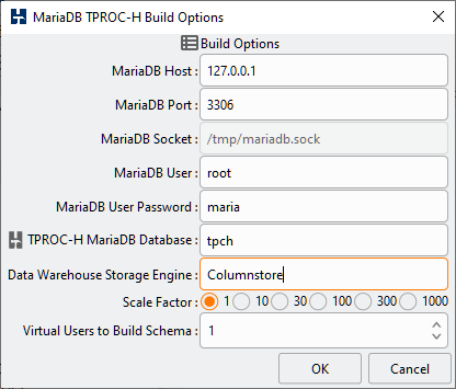 MariaDB Build Options