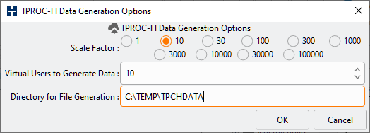 Data Generation Options