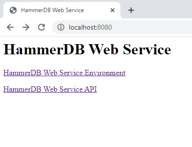 Web Service Home Page